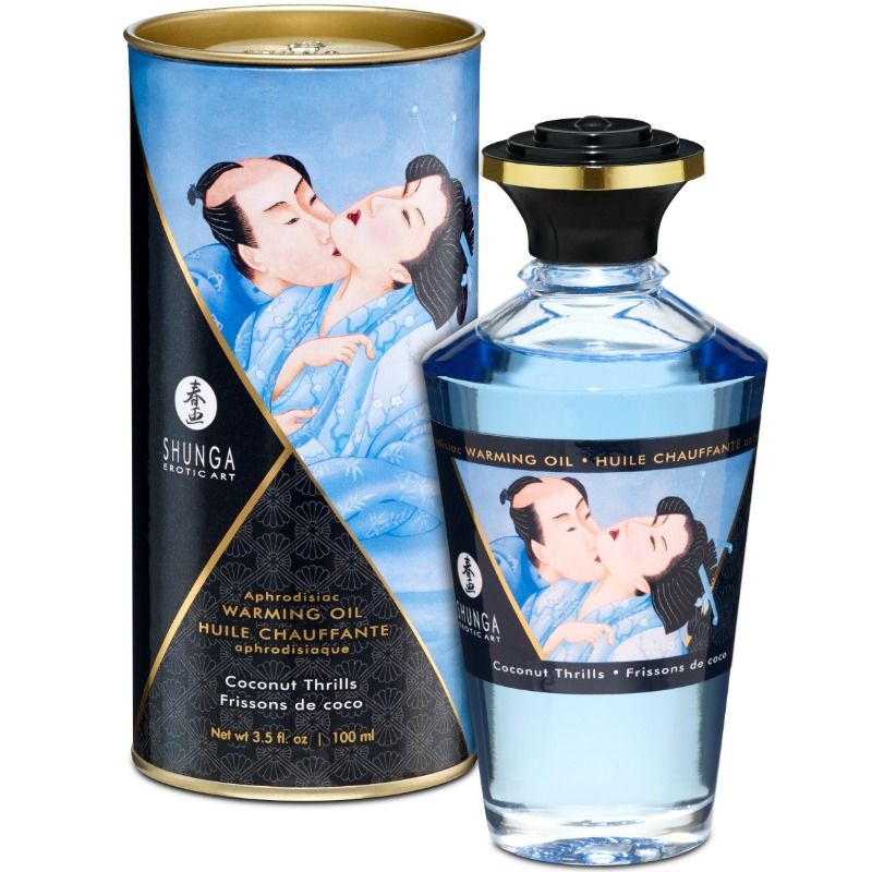 SHUNGA - COCONUT SMAAK WARMTE EFFECT MASSAGE-OLIE 100 ML