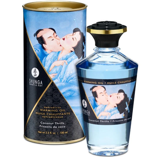 SHUNGA - COCONUT SMAAK WARMTE EFFECT MASSAGE-OLIE 100 ML