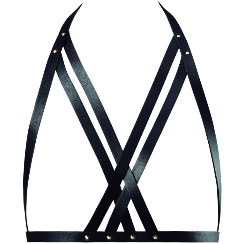 BIJOUX INDISCRETS MAZE - HALTER BH HARNAS ZWART