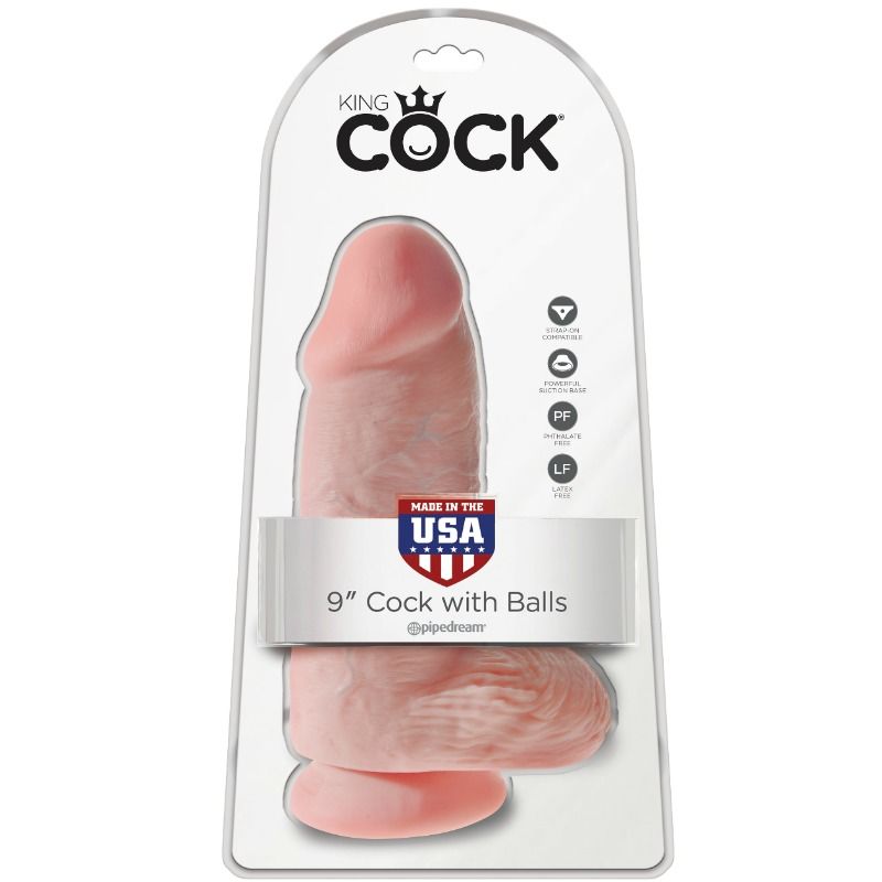 KING COCK - REALISTISCHE PENIS DIK 23 CM