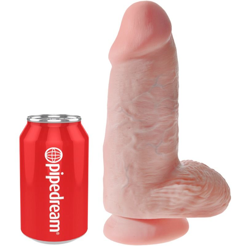 KING COCK - REALISTISCHE PENIS DIK 23 CM