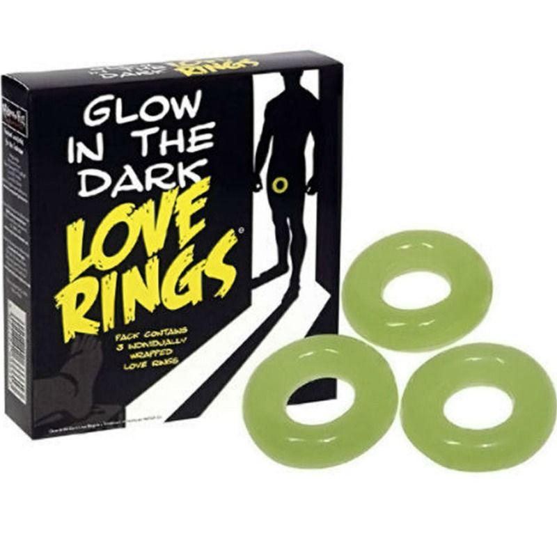 SPENCER & FLEETWOOD - PAK 3 FLUORESCERENDE RINGEN
