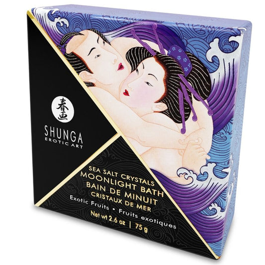 SHUNGA - EXOTISCHE PAARSE BADEZOUTEN 75 GR