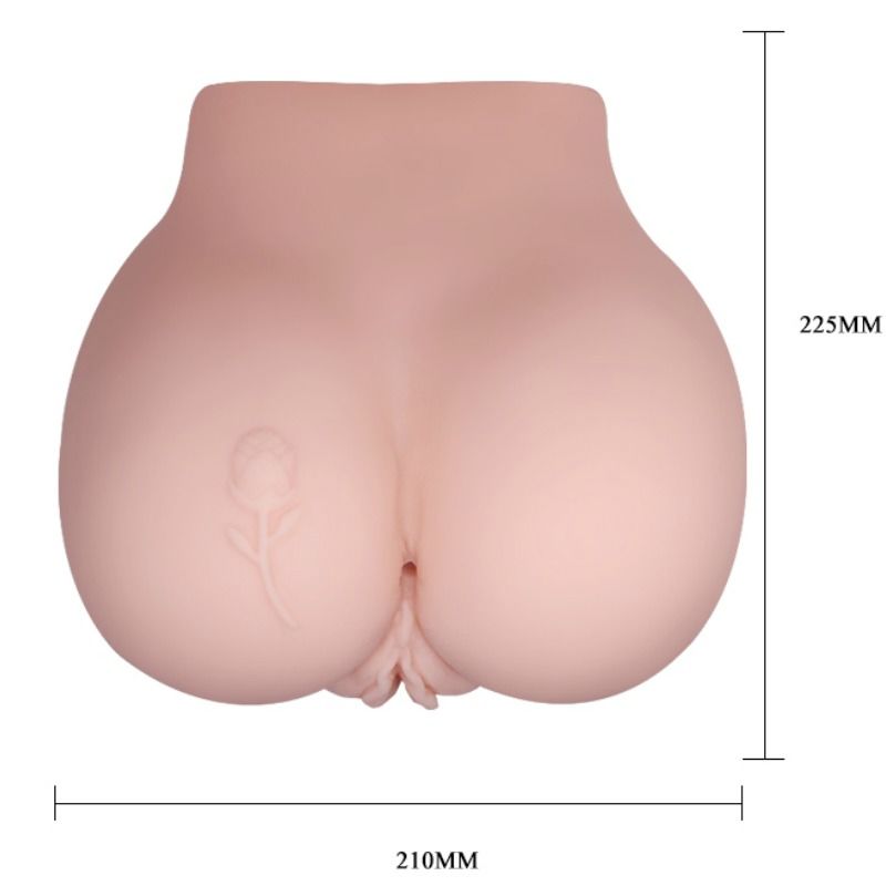CRAZY BULL - VAGINA EN ANUS MET REALISTISCHE TATTOO MET TRILLING
