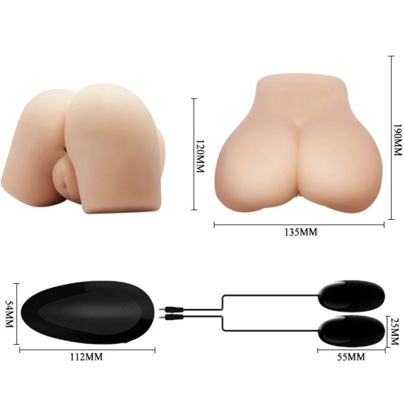 CRAZY BULL - REALISTISCHE VAGINA EN ANUS MET TRILLING POSITIE 4