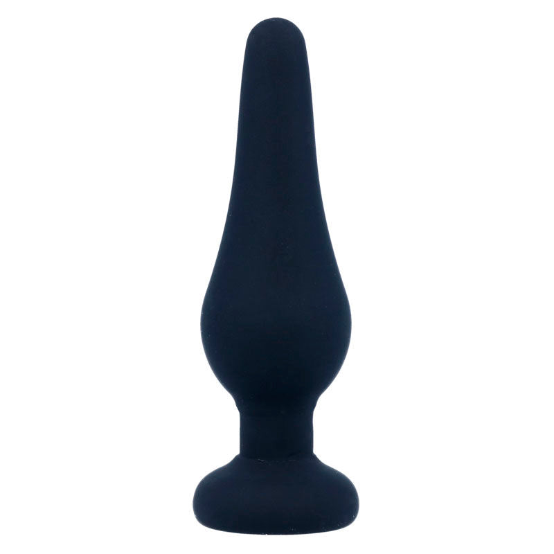 INTENSE - ANAALPLUG PIPO S ZWART SILICONE 9.8 CM