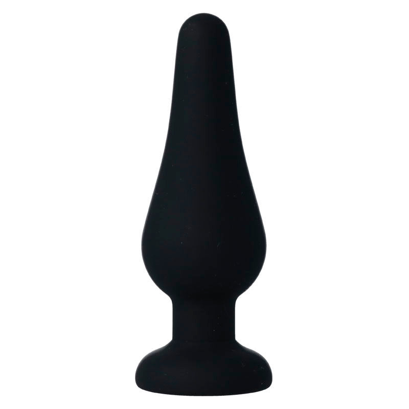INTENSE - ANAALPLUG PIPO M ZWART SILICONE 11 CM