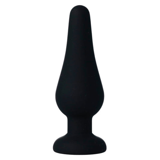 INTENSE - ANAALPLUG PIPO M ZWART SILICONE 11 CM