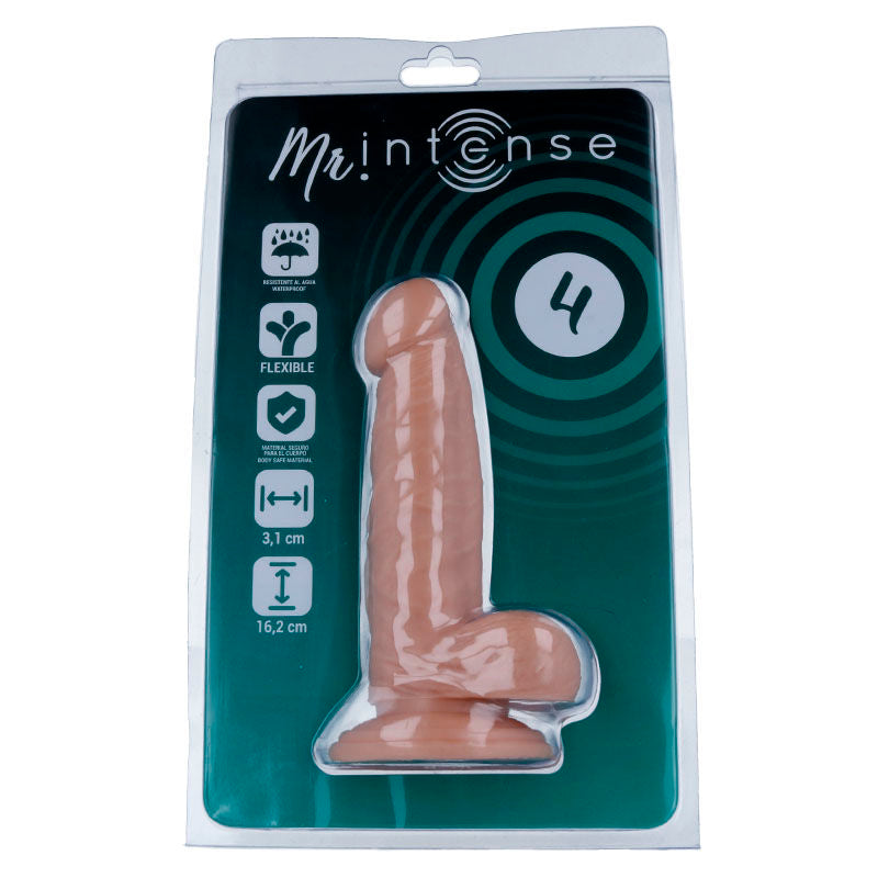 MR INTENSE - 4 REALISTISCHE PIEMEL 16.2 CM -O- 3.1 CM