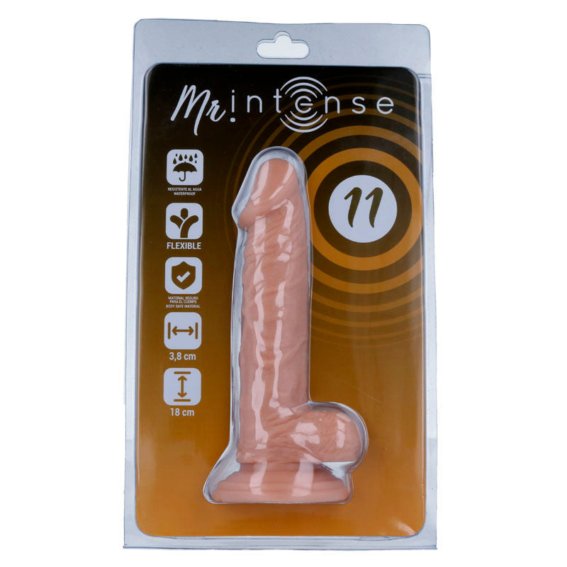 MR INTENSE - 11 REALISTISCHE PENIS 18 CM -O- 3.8 CM