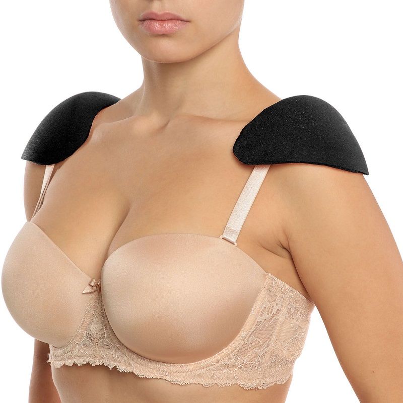 BYE-BRA - SCHOUDERBESCHERMERS ONDERSTEUNEND ZWART