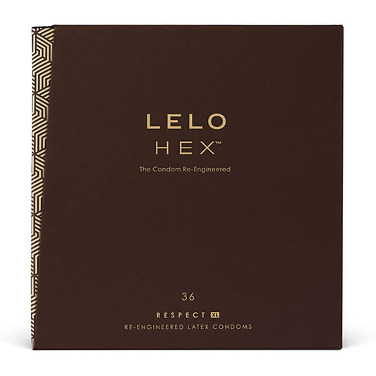 LELO - HEX CONDOMS RESPECT XL 36-PACK
