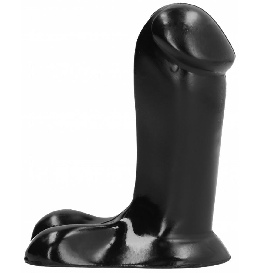 VOLLEDIG ZWART - REALISTISCHE DILDO 14 CM