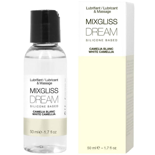 MIXGLISS - DROOMWIT CAMELLIA SILICONEN GLIJMIDDEL 50 ML