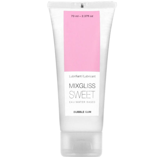 MIXGLISS - GLIJMIDDEL OP WATERBASIS KAUWGOM SMAAK 70 ML