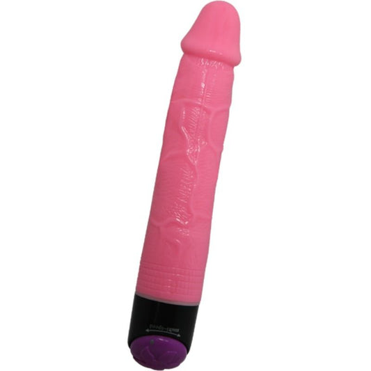 BAILE - KLEURRIJKE REALISTISCHE VIBRATOR ROZE 23 CM