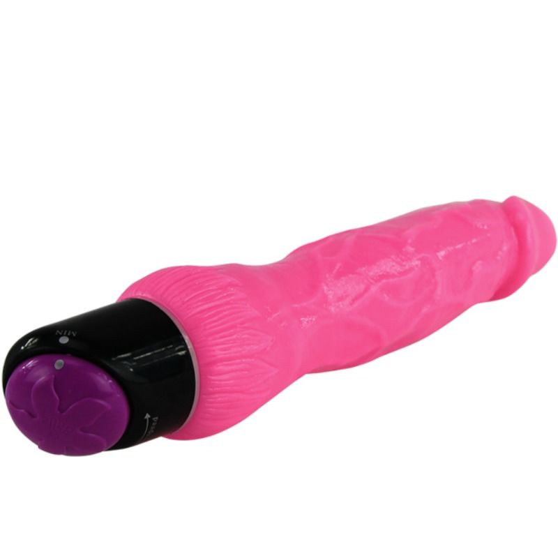 BAILE - KLEURRIJKE REALISTISCHE VIBRATOR ROZE 24 CM