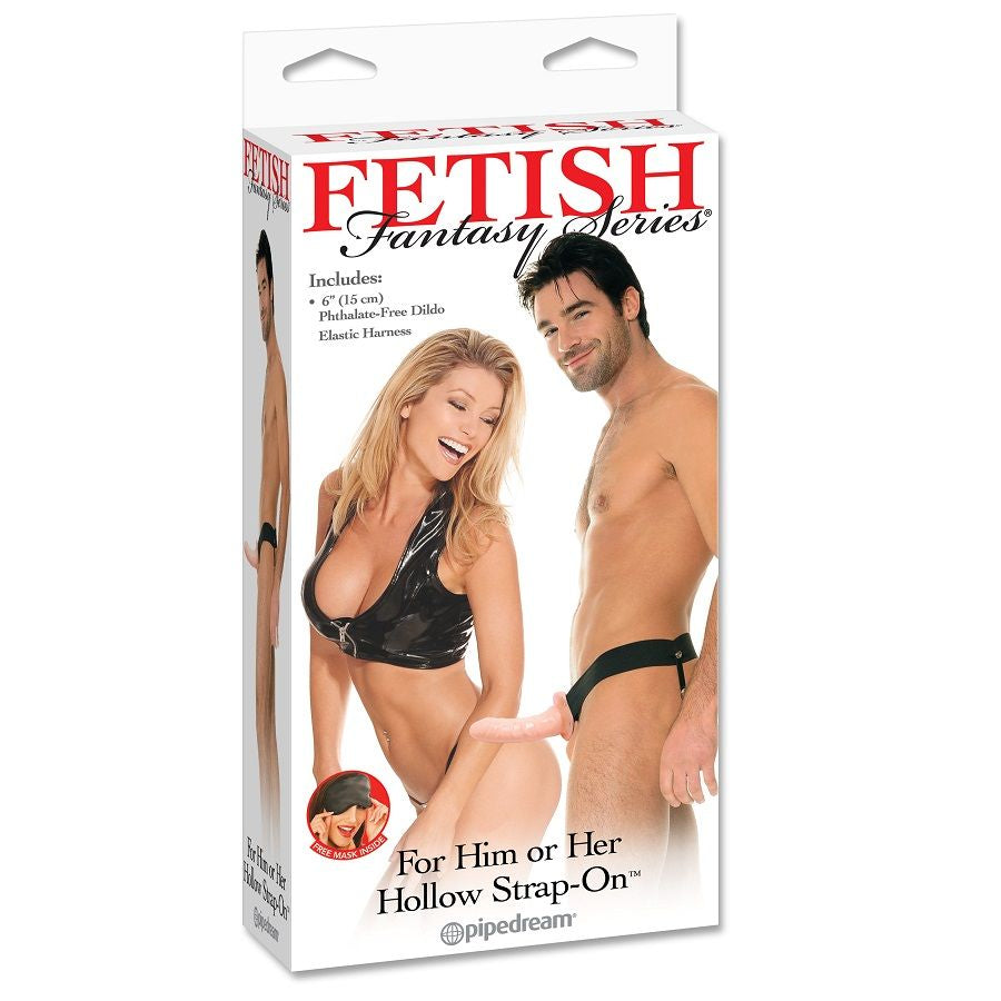 FETISH FANTASY SERIES - VERSTELBAAR HOL HARNAS VAN VLEES 15 CM