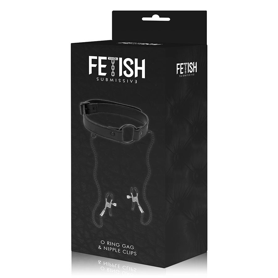 FETISH ONDERDANIG - BALKNEVEL MET TEPELKLEMMEN