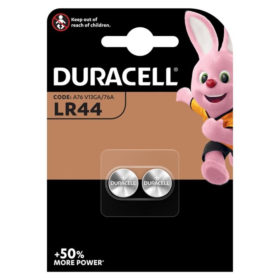 DURACELL - BATTERIJ LR44 1,5V 2 STUKS