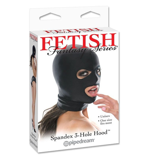 FETISH FANTASY SERIES - SPANDEX 3-GATS HOOD