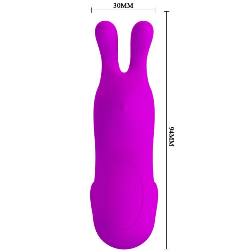 PRETTY LOVE - SLIMME OPLAADBARE VINGERVIBRO MET KONIJN