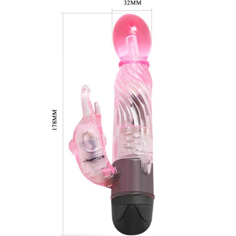 BAILE - GEEFT U EEN SOORT MINNAAR VIBRATOR MET ROZE KONIJN 10 STANDEN