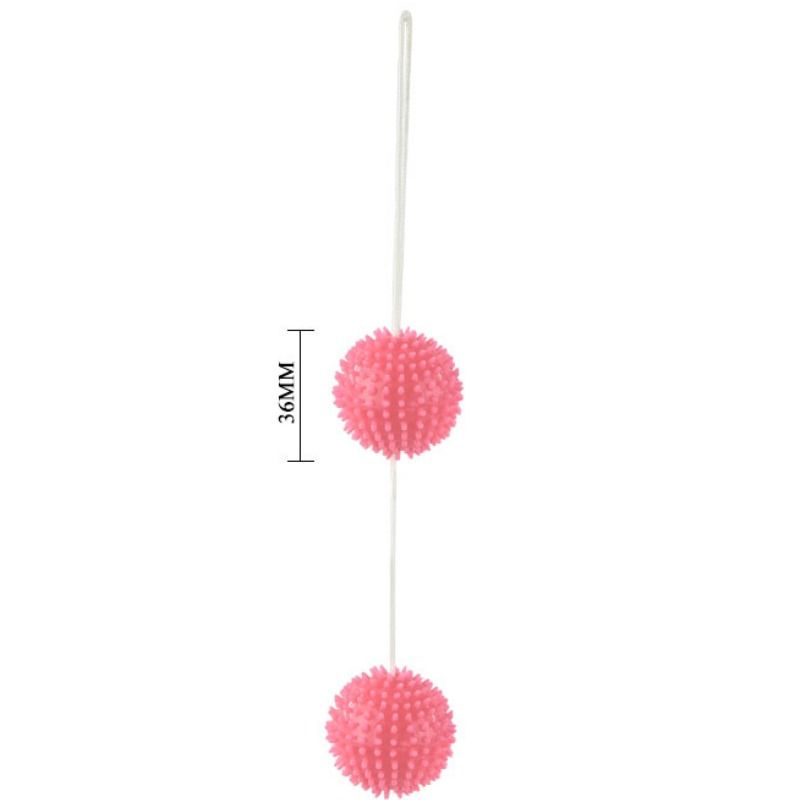 BAILE - EEN DIEP GENOEGLIJKE ROZE GETEXTUREERDE BALLEN 3.6 CM