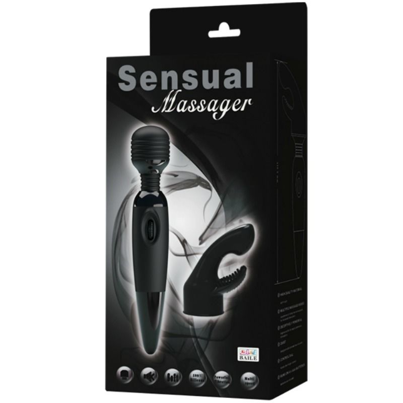 BAILE - SENSUAL MASSAGEAPPARAAT MET VERWISSELBARE KOP