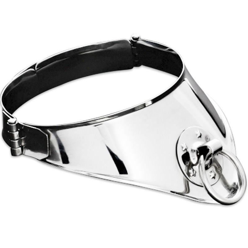 METAL HARD - FIXATIEKRAAG MET RING EN HANGSLOT 12,5 CM