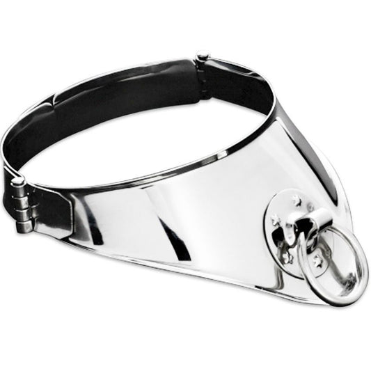 METAL HARD - FIXATIEKRAAG MET RING EN HANGSLOT 12,5 CM