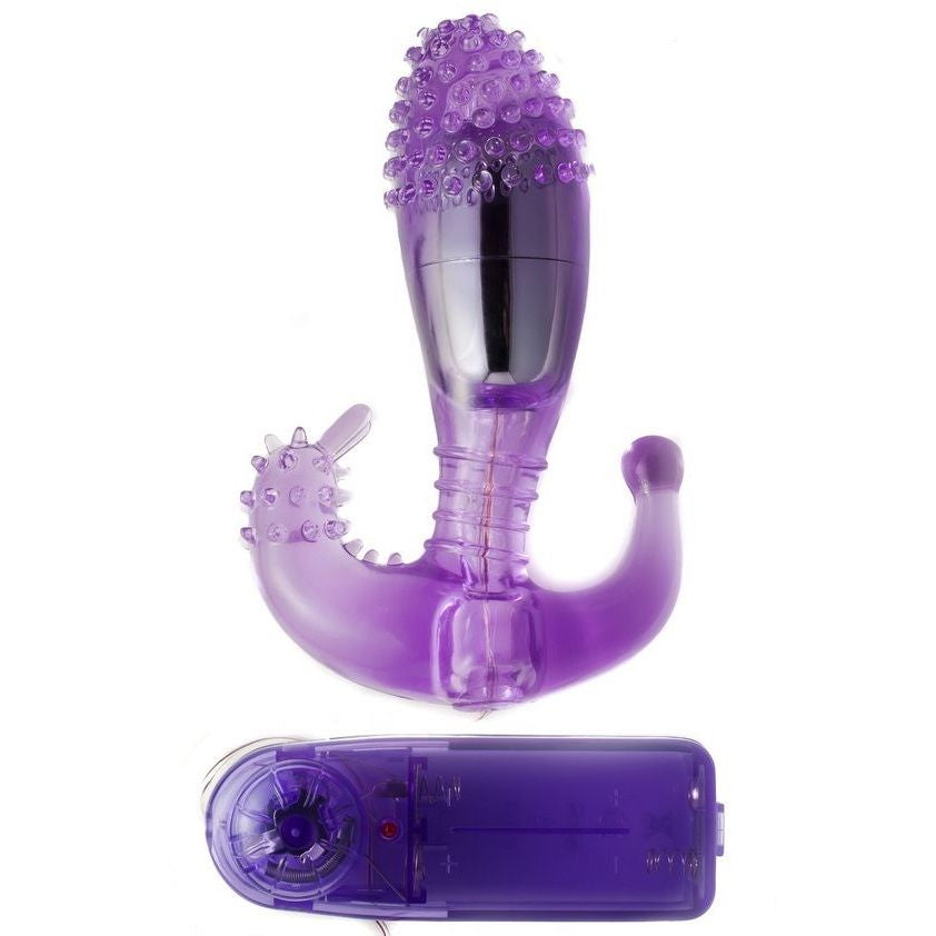 BAILE - LILA VAGINALE EN ANALE STIMULATOR MET TRILLINGEN