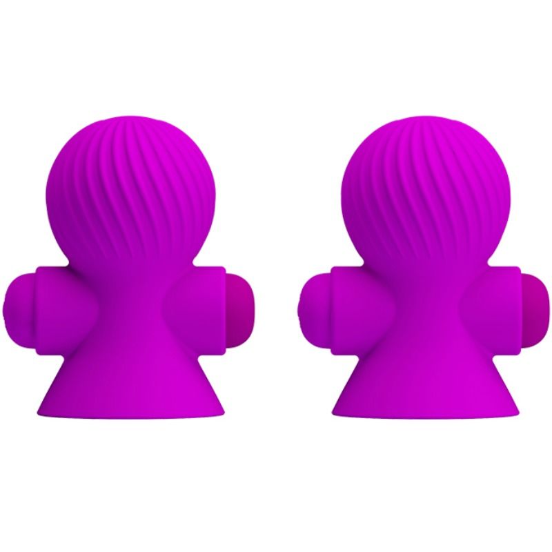 PRETTY LOVE - NIPPELSTIMULATOREN 12M LILA VIBRATIE