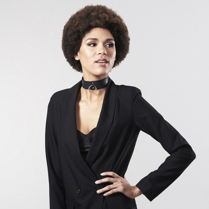 BIJOUX INDISCRETS MAZE - ZWARTE KETTING MET BANDJE