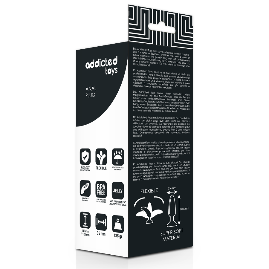 ADDICTED TOYS - ANAALPLUG 14 CM