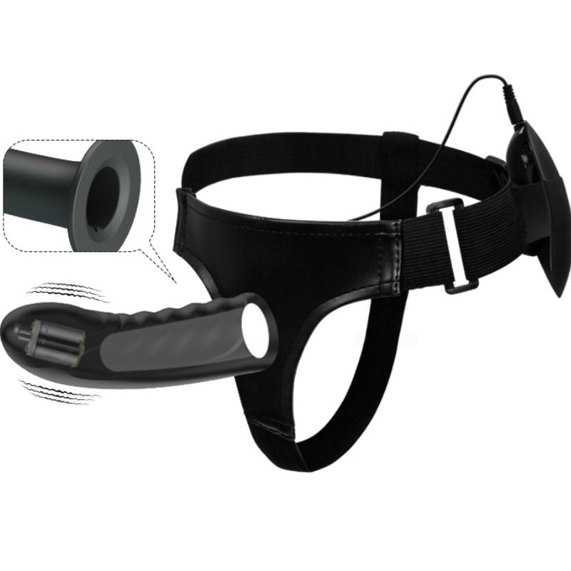 PRETTY LOVE - MARVIN STRAP-ON MET VIBRATIE EN HOLLE DILDO