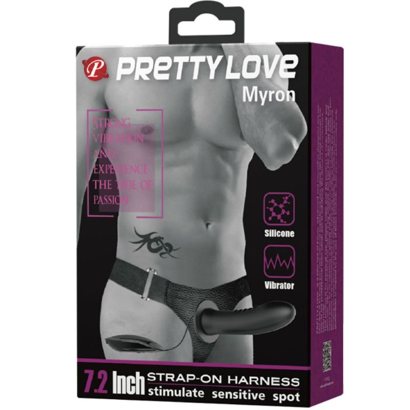 PRETTY LOVE - MYRON STRAP ON MET TRILLING EN HOLLE DILDO