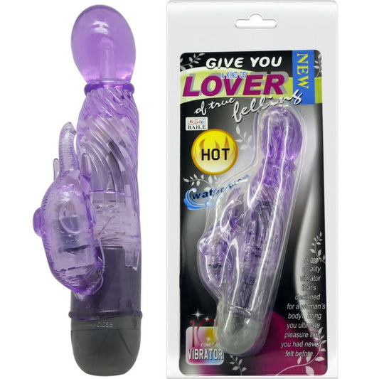BAILE - GEEFT JE EEN SOORT MINNAAR VIBRATOR MET LILA KONIJN 10 STANDEN
