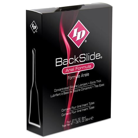 ID BACKSLIDE - ANAL INVOER 4 TUBES 8ML