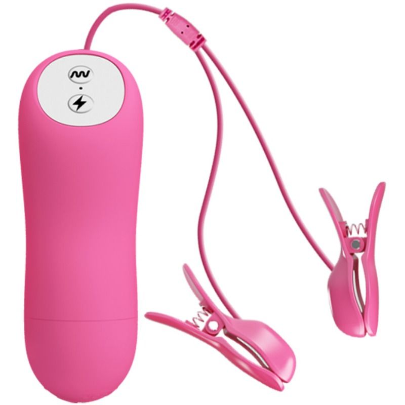 BAILE - ROMANTISCHE GOLVEN PIZZA'S MET VIBRATIE EN FUCHSIA ELEKTROSHOCK