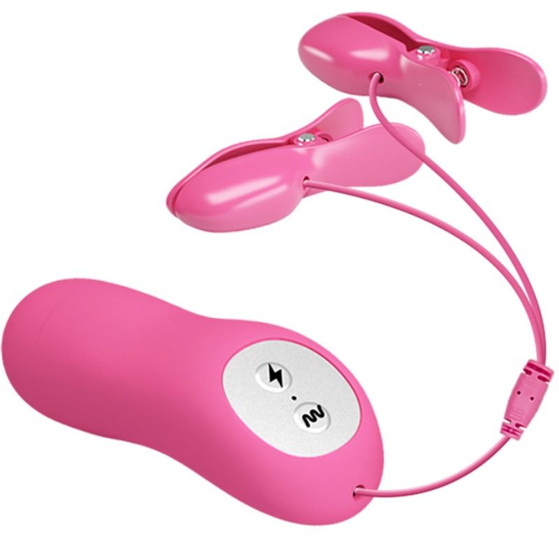BAILE - ROMANTISCHE GOLVEN PIZZA'S MET VIBRATIE EN FUCHSIA ELEKTROSHOCK