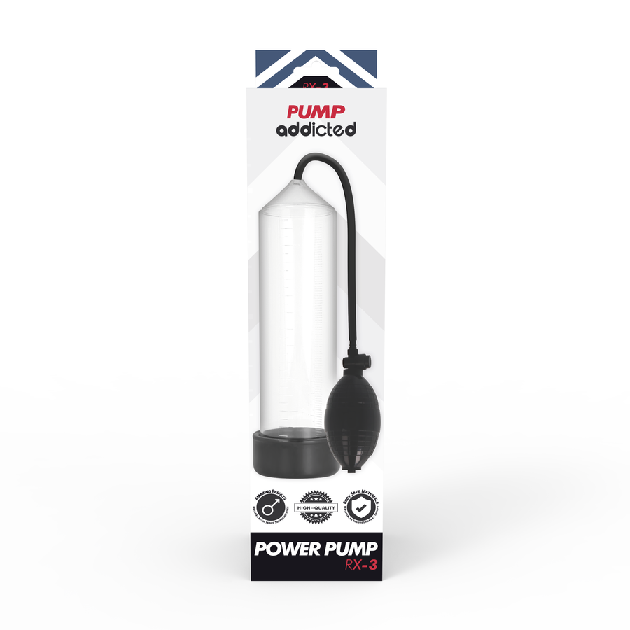 PUMP ADDICTED - BOMBA ERECTIE RX3 TRANSPARANT