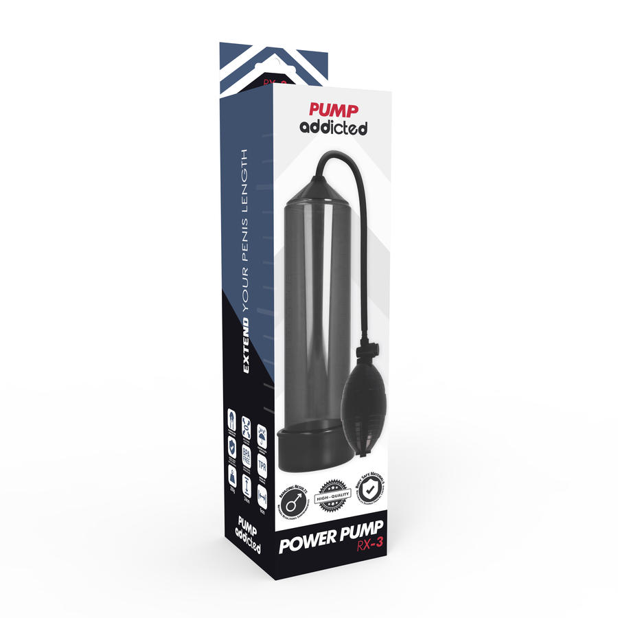 PUMP ADDICTED - RX3 BOMBA ERECTIE ZWART