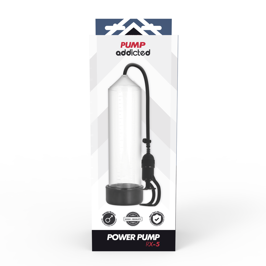 PUMP ADDICTED - BOMBA ERECTIE RX5 TRANSPARANT