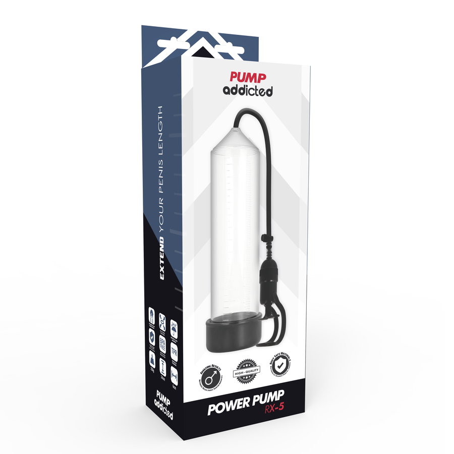 PUMP ADDICTED - BOMBA ERECTIE RX5 TRANSPARANT