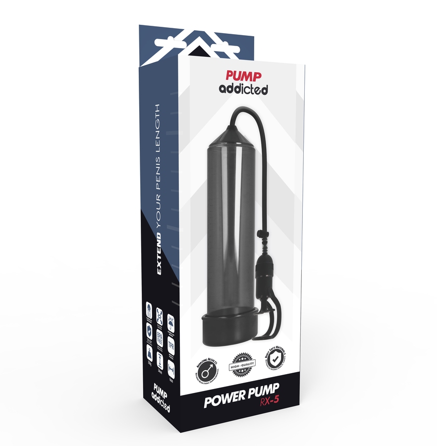 PUMP ADDICTED - BOMBA ERECTIE RX5 ZWART