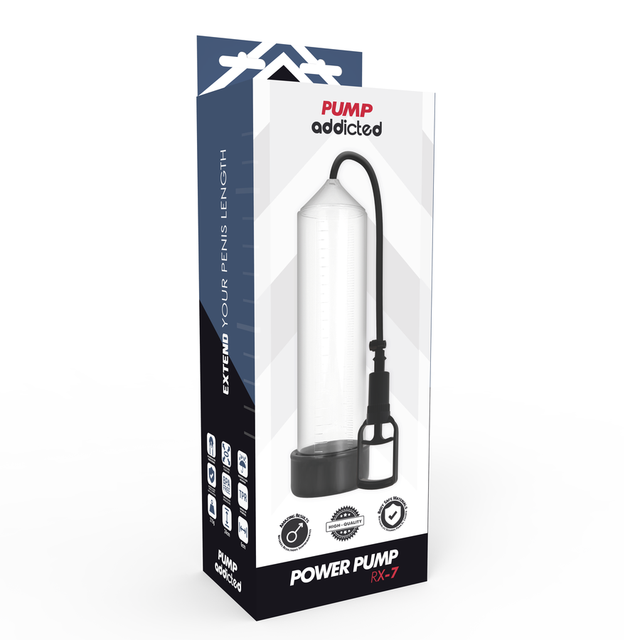 PUMP ADDICTED - STERKE ERECTIE RX7 TRANSPARANT