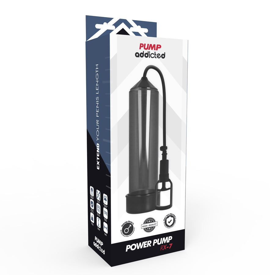 PUMP ADDICTED - ERECTIEPUMP RX7 ZWART