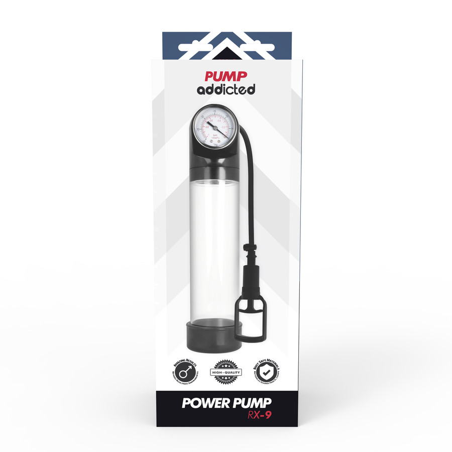 PUMP ADDICTED - BOMBA ERECTIE RX9 TRANSPARANT