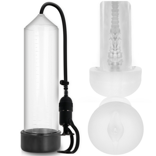 PUMP ADDICTED - RX5 TRANSPARANT MET MASTURBATOR